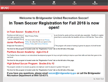 Tablet Screenshot of bridgewaterrec.com